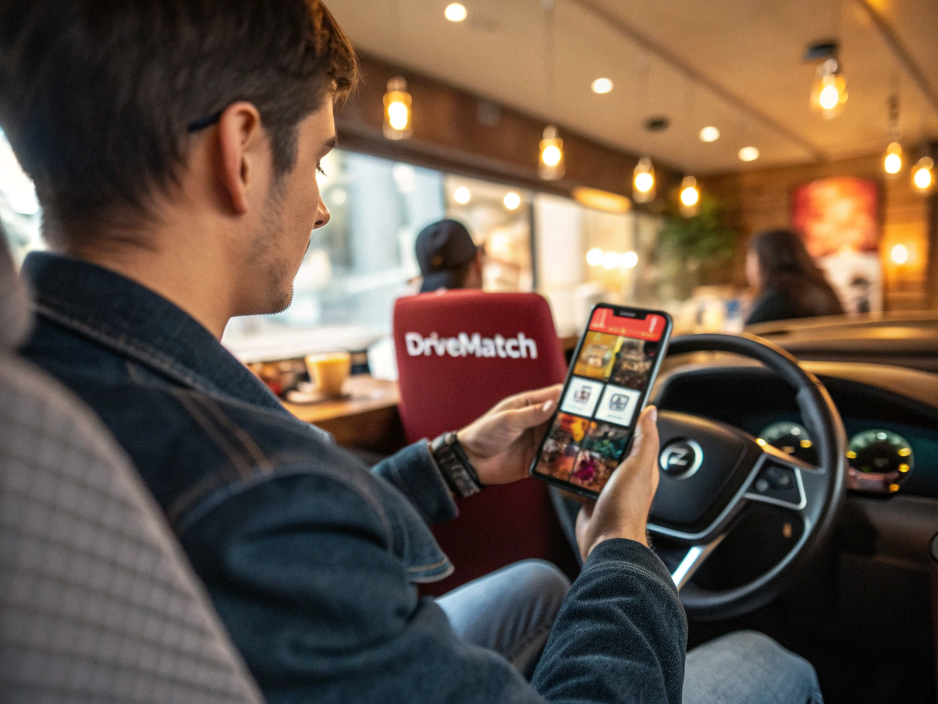 Driver reviewing verified documents and platform credentials on a smartphone screen